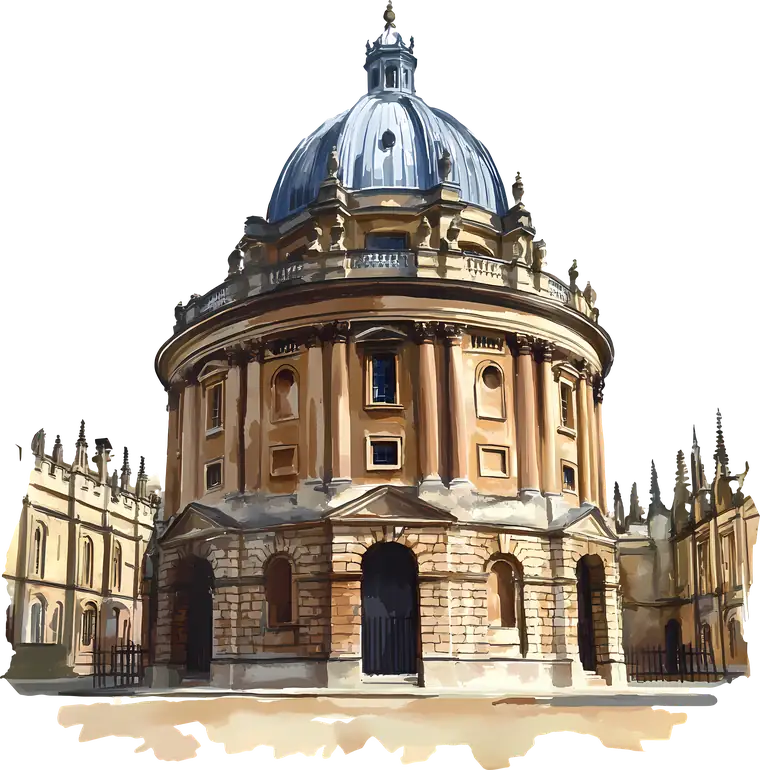 Illustration of the Radcliffe Camera, University of Oxford